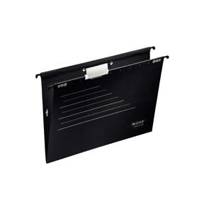 9411219 Leitz 19253095 Leitz Alpha hengemappe med strikk, sort pakke med 5 stk